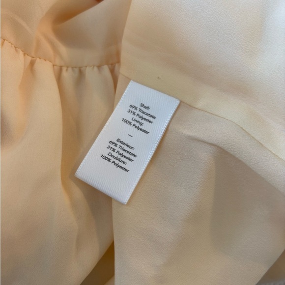 Elizabeth and James Trisha Highneck Dress in Butter Yellow - Size Small - Picture 6 of 10